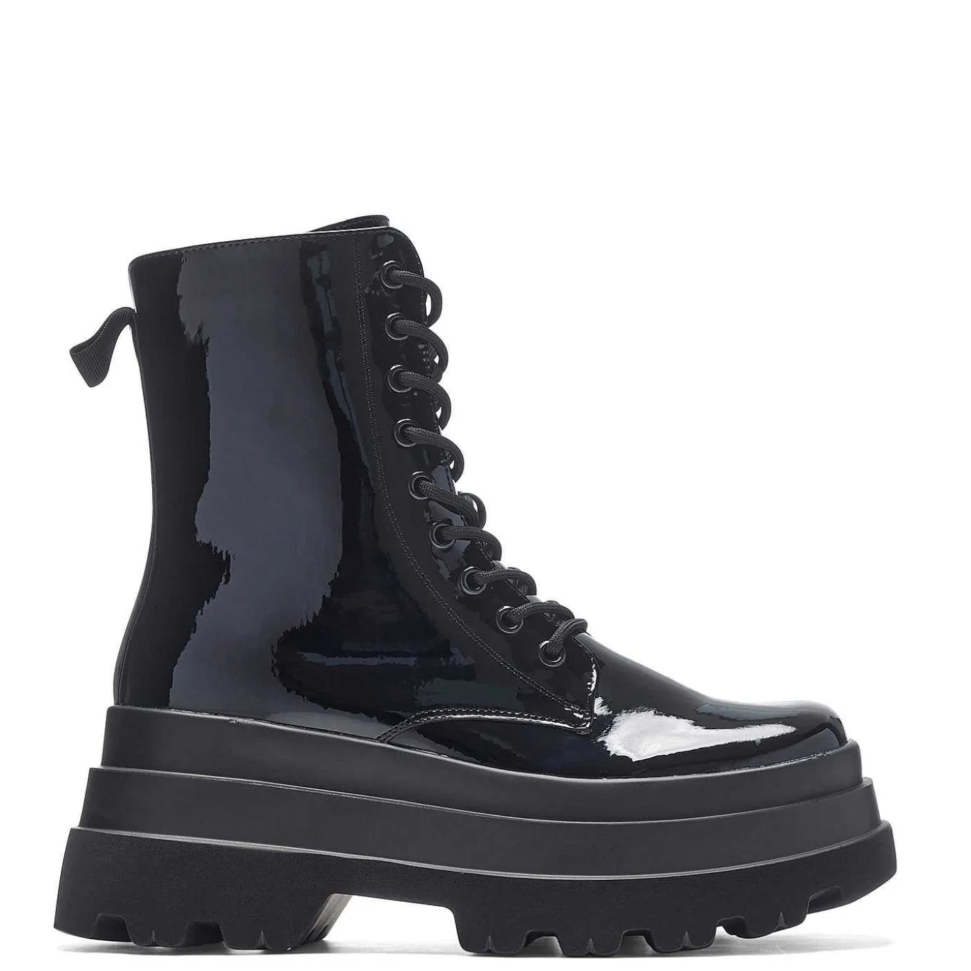 Damskie KOI footwear Buty Do Kostki^Buty Na Platformie Patentowej Deathwatch Trident