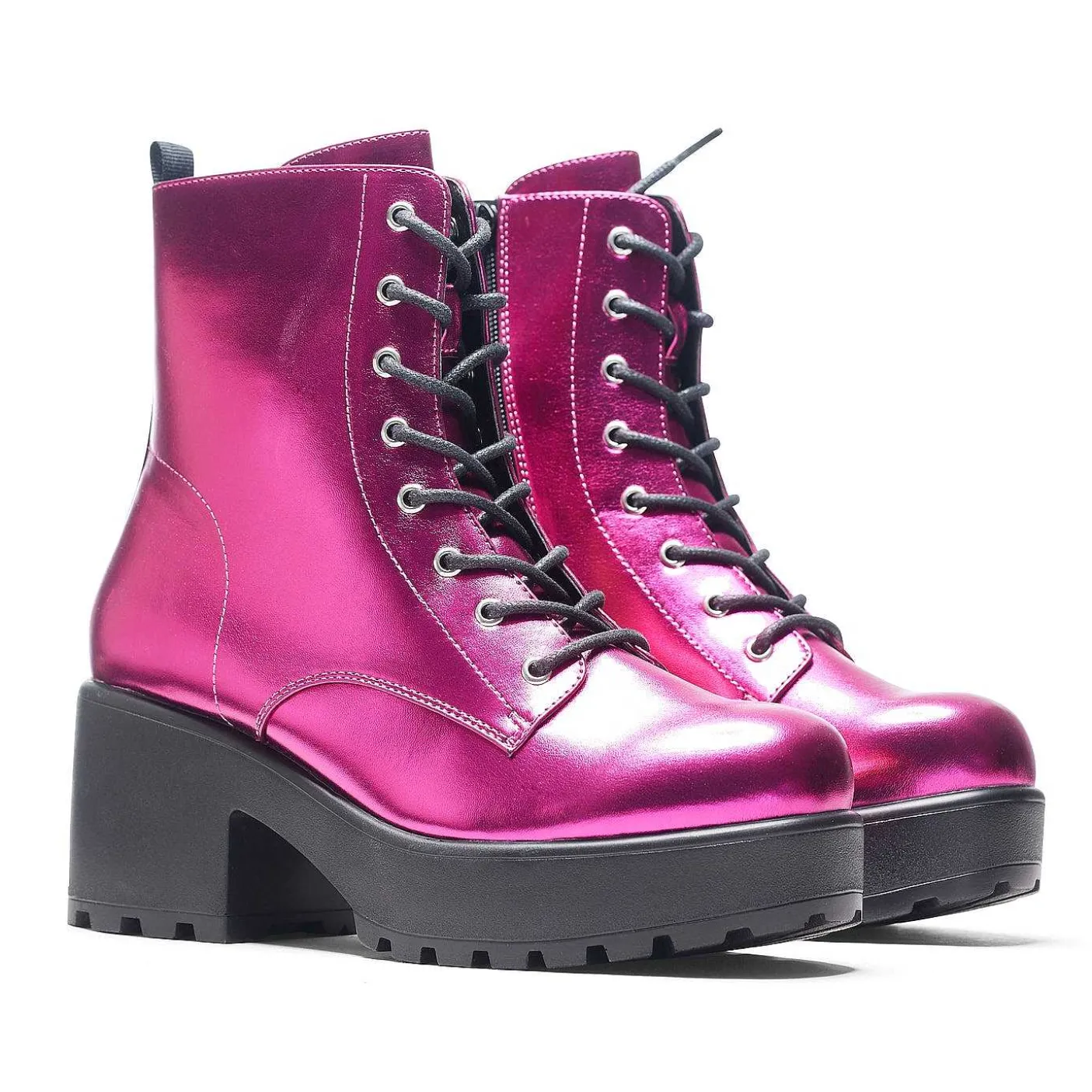 Damskie KOI footwear Buty Platformowe^Buty Na Platformie Wojskowej Fuschia Haze | Buty Damskie | Obuwie Koi