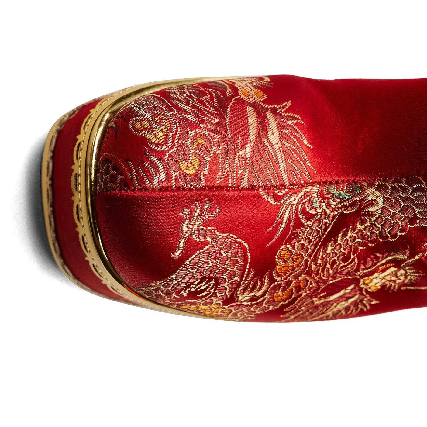 Damskie KOI footwear Buty Platformowe^Czerwone Buty Na Obcasie The Ornate Soul Playboy | Kolekcja Playboya X Koi