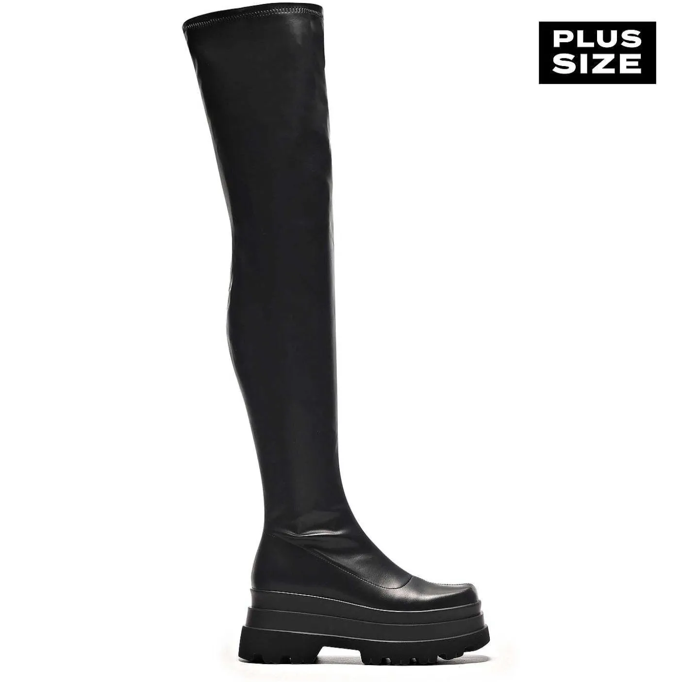 Damskie KOI footwear Dlugie Buty^Kozaki Za Kolano Elevation Plus Size