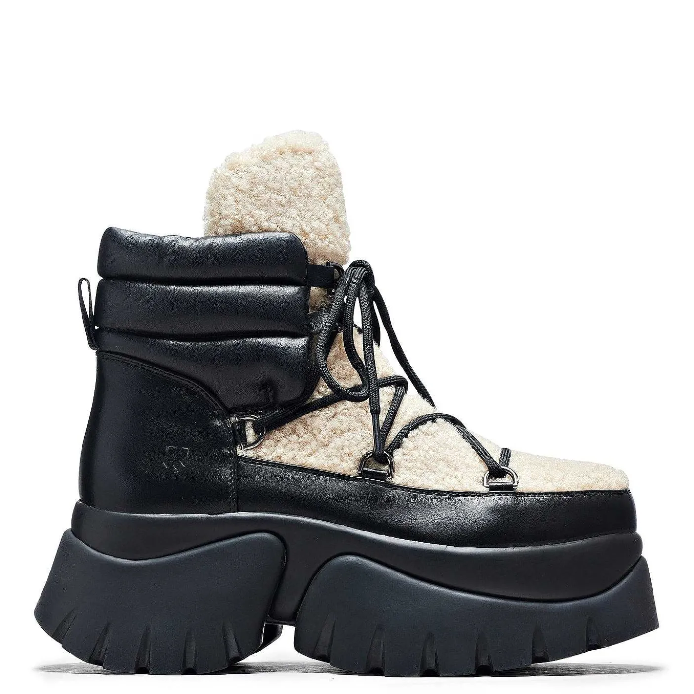 Damskie KOI footwear Buty Platformowe^Kremowe Puszyste Buty Zimowe Vilun | Buty Sniegowe I Zimowe | Obuwie Koi