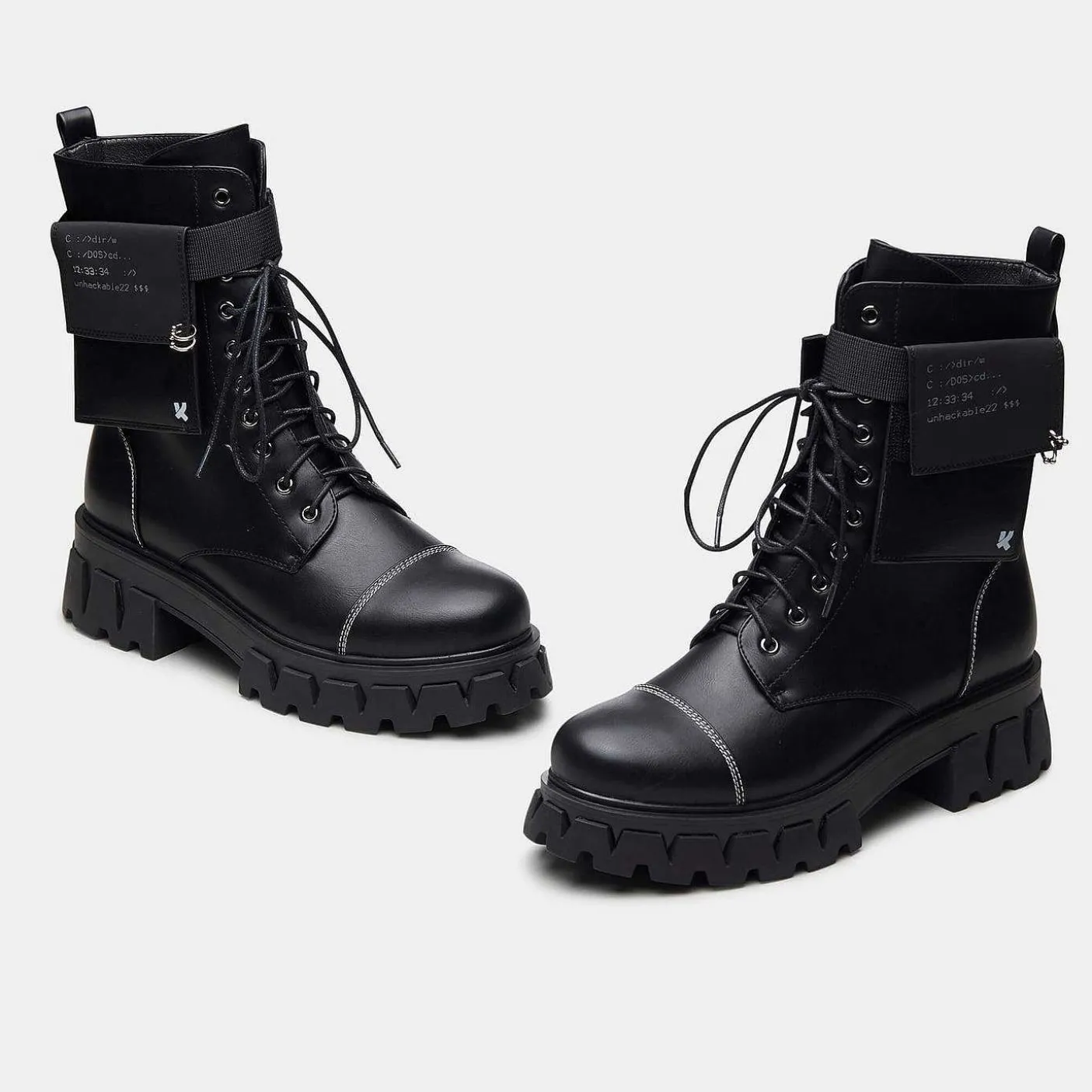 Męskie KOI footwear Czarne Buty^Męskie Buty Cyber Fallout Banshee