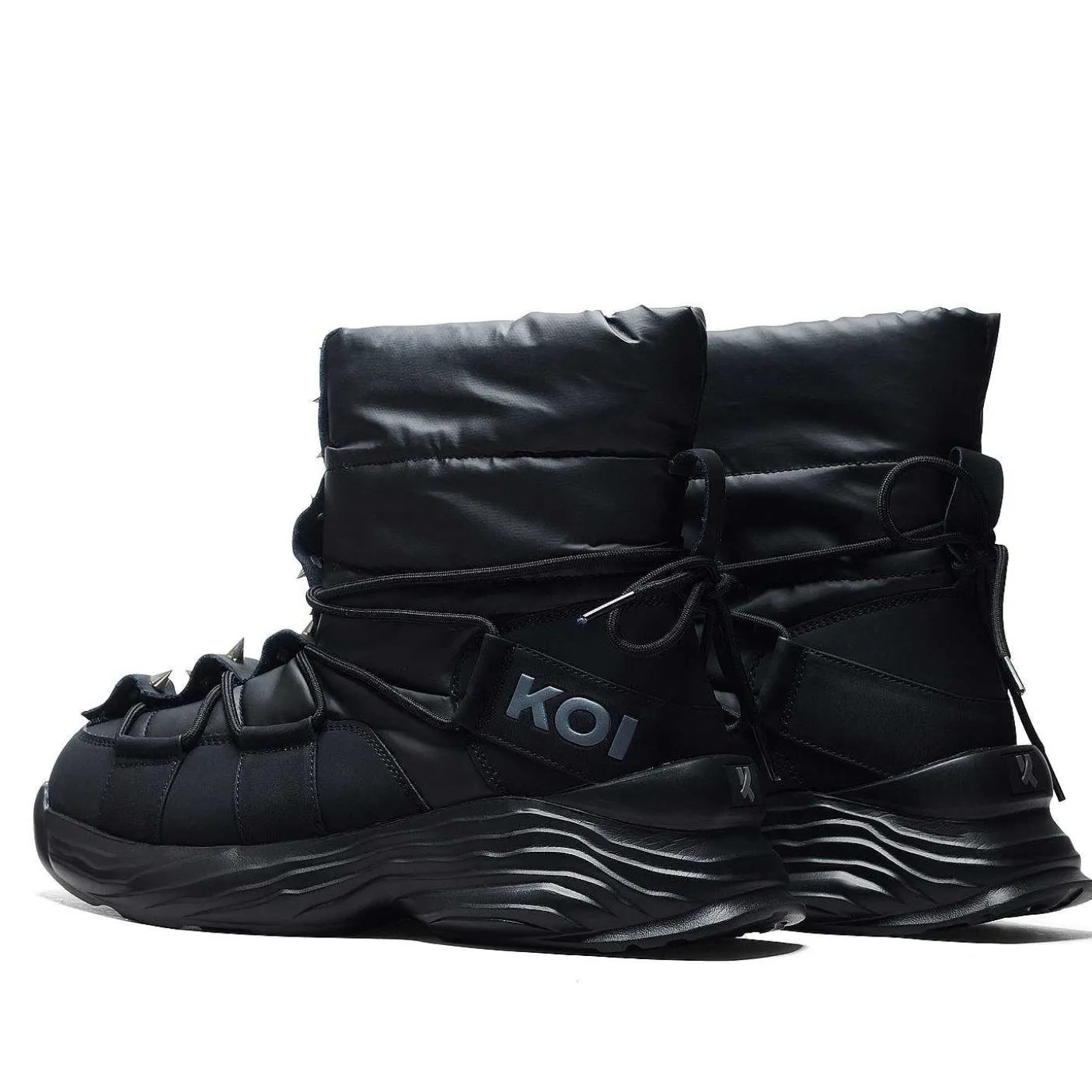 Męskie KOI footwear Buty Do Kostki^Męskie Buty Sniegowe Z Kolcami Cauldrife Demons - Czarne | Obuwie Koi