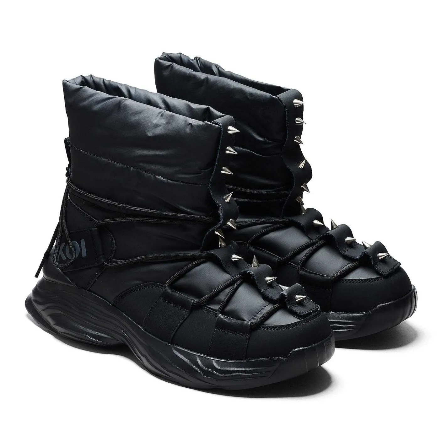 Męskie KOI footwear Buty Do Kostki^Męskie Buty Sniegowe Z Kolcami Cauldrife Demons - Czarne | Obuwie Koi