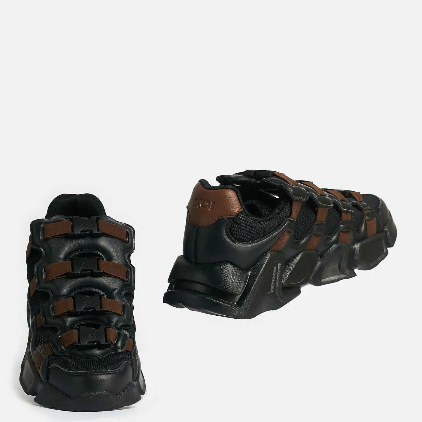 Męskie KOI footwear Grube Tenisówki^Męskie Buty Sportowe Magma Z Ukrytym Lesnym Potworem
