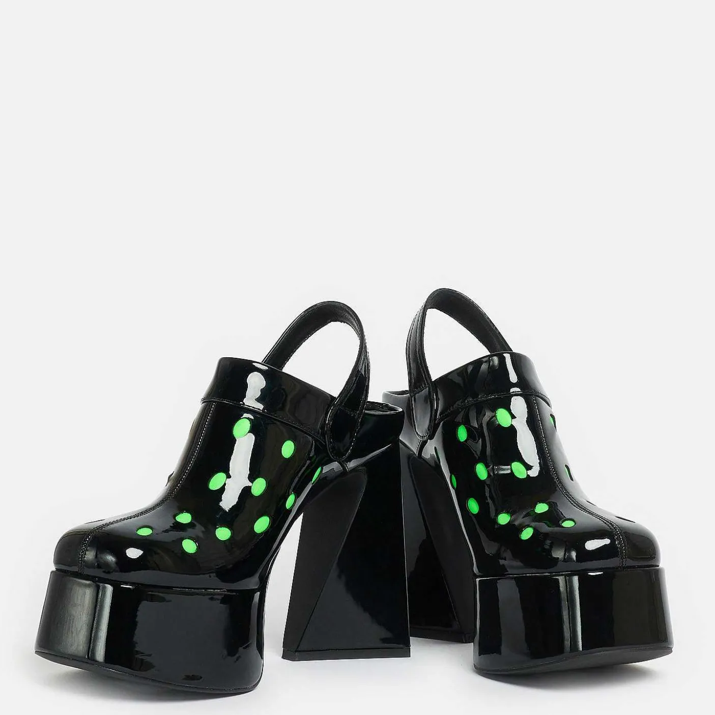 Damskie KOI footwear Szpilki Na Platformie^Neonowe Szpilki Alien Galaktycznego Boomu