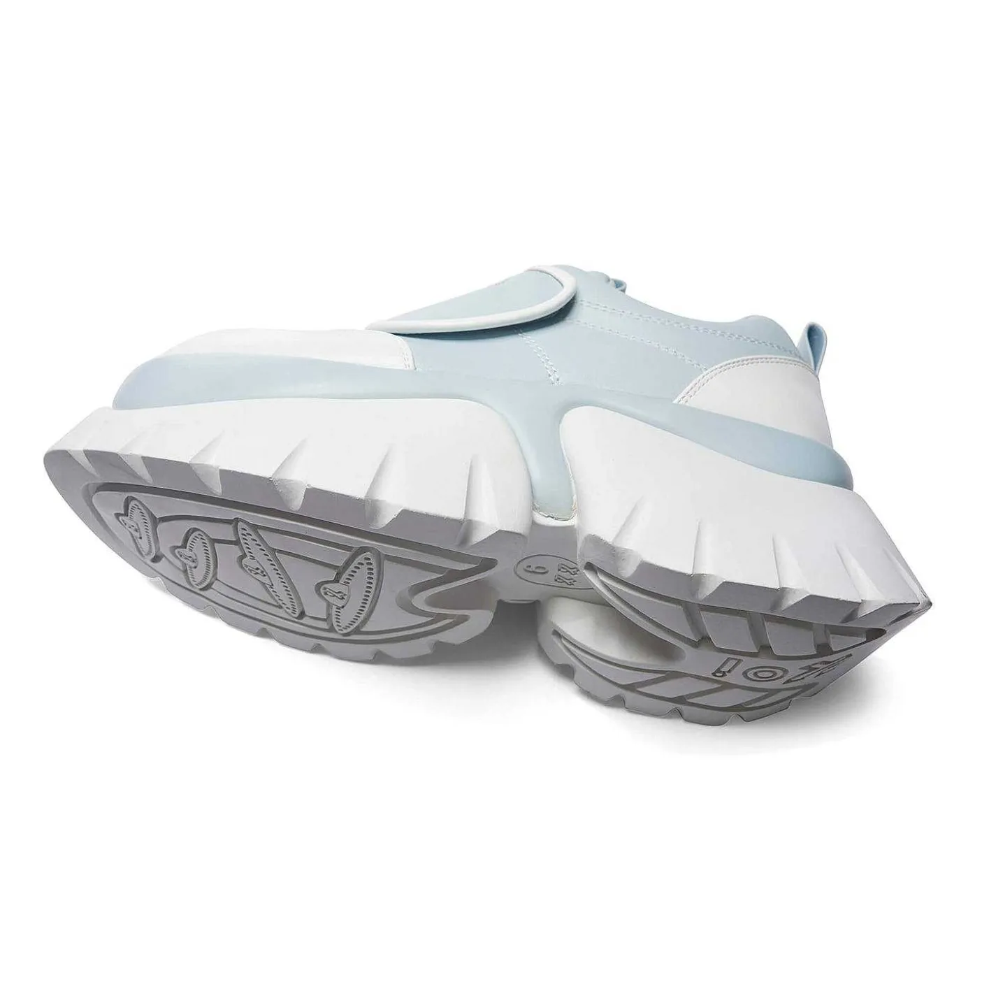 Damskie KOI footwear Grube Tenisówki^Niebieskie Buty Sportowe Na Platformie Vilun Teddy Sura