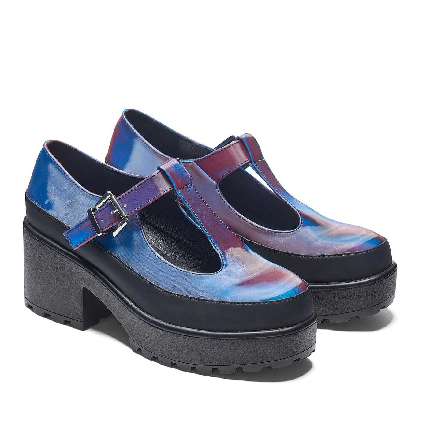 Damskie KOI footwear Kolorowe Mary Janes^Opalizujace Buty Mary Jane Sai „Edycja Baniek Mydlanych"